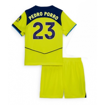 Billige Fotballdrakt Tottenham Hotspur Pedro Porro #23 Replika Tredjedraktsett Barn 2025-26 Kortermet (med bukser)